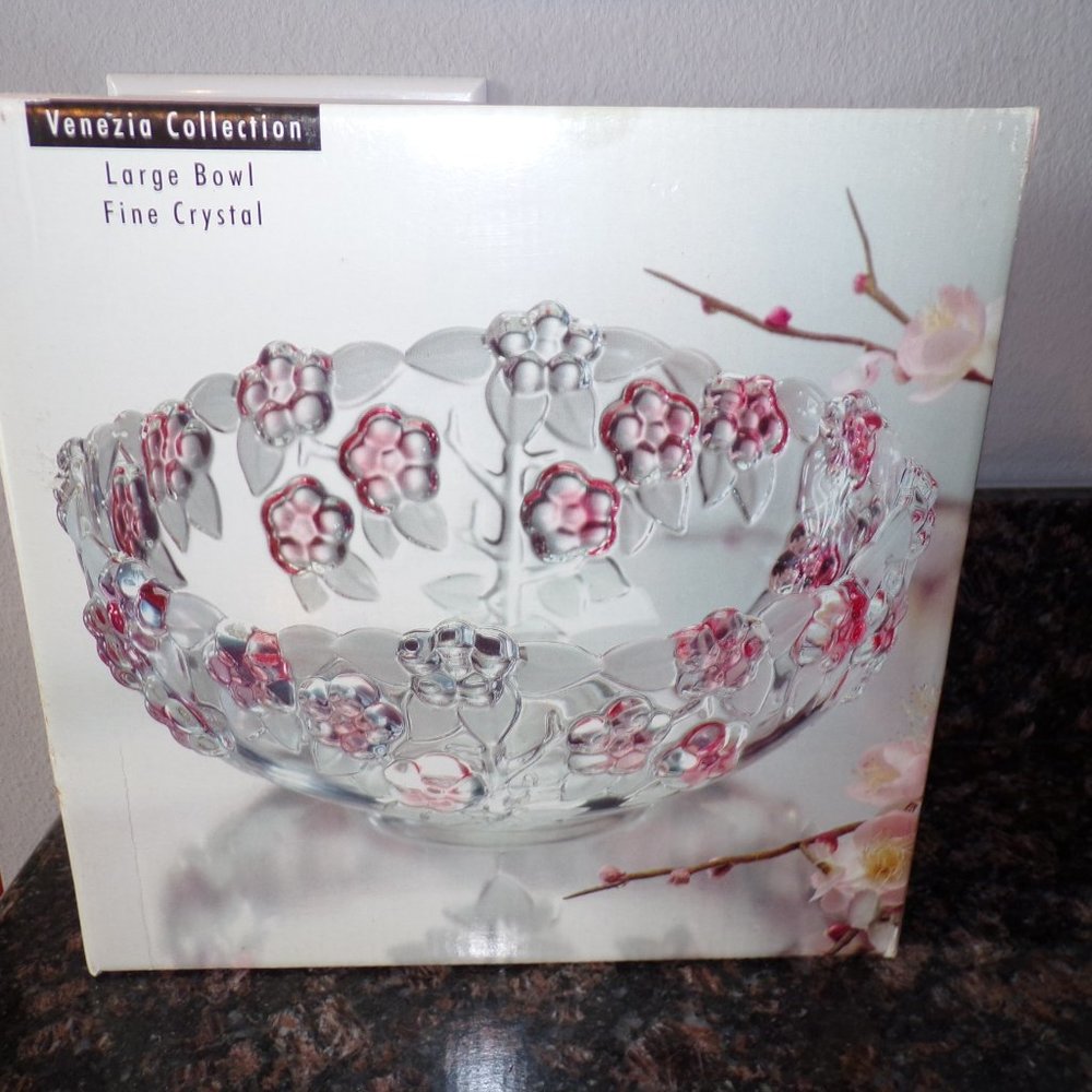 Vintage Venezia Large Crystal Bowl - Picture 2 of 6